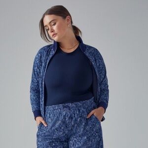 breathable Athleta Brooklyn bomber jacket - RATED UPF 50+
